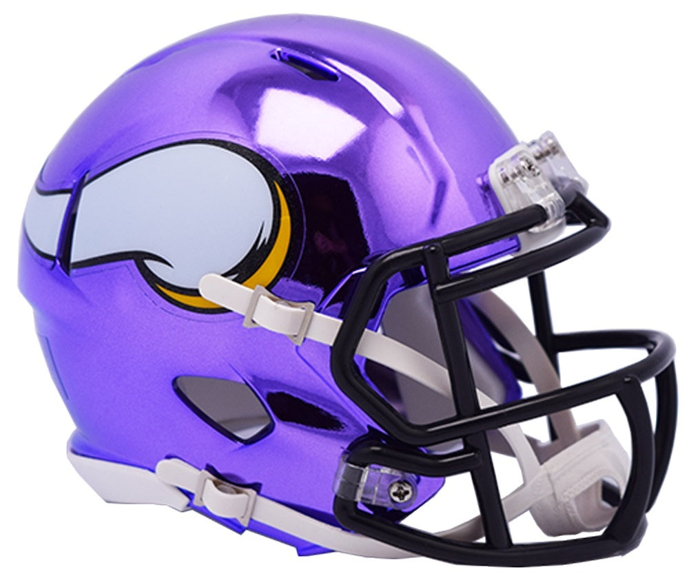 Minnesota Vikings Mini Helmet Chrome