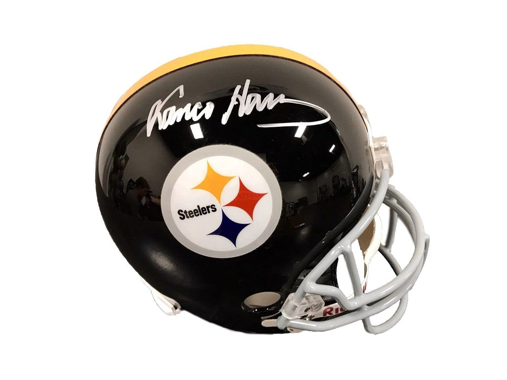 Franco Harris Pittsburgh Steelers Signed Autograph Full Size Throwback Helmet JSA Certified