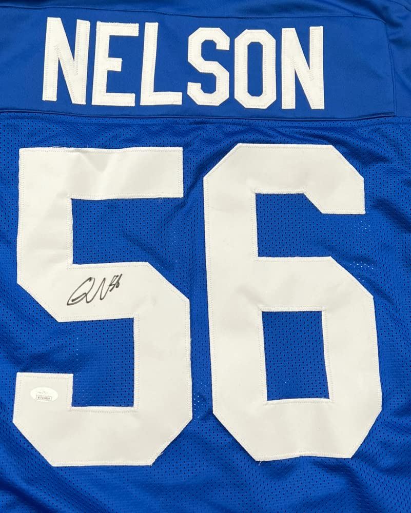 Quenton Nelson Indianapolis Colts Signed Autograph Custom Jersey BLUE JSA Certified