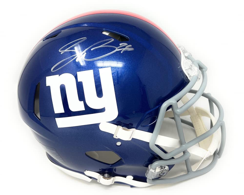 Saquon Barkley New York Giants Signed Autograph Proline Authentic Speed Full Size Helmet Fanatics Authentic Certified