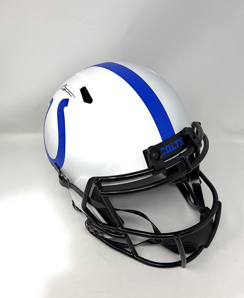 Jonathan Taylor Indianapolis Colts Signed Autograph LUNAR Speed Full Size Helmet Fanatics Certified