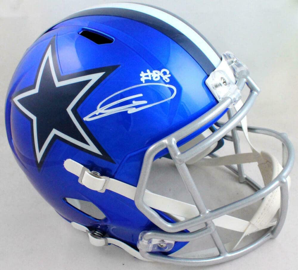 Ezekiel Elliott Autographed Dallas Cowboys Lunar Eclipse Replica