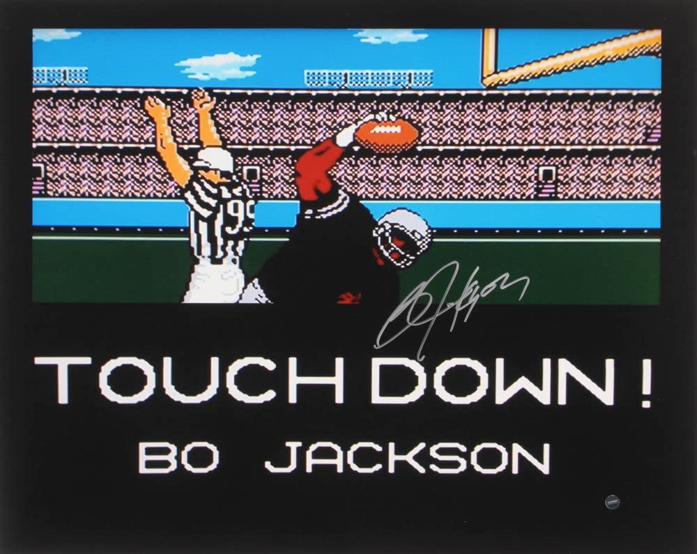 Bo Jackson Oakland Raiders Signed Autograph 16x20 Photo Photograph Rare Tecmo Bowl Image Steiner Certified