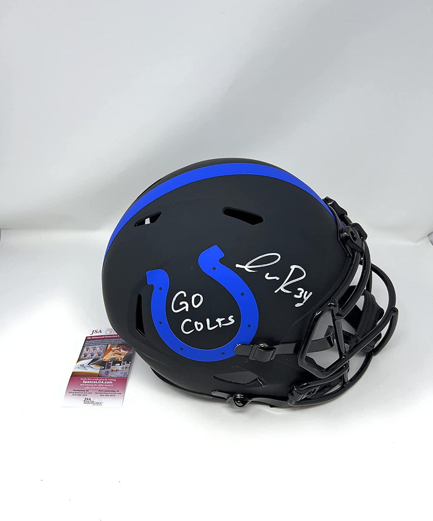 Isaiah Rodgers Indianapolis Colts Signed Autograph Rare ECLIPSE Speed Full Size Helmet JSA Witnessed Certified