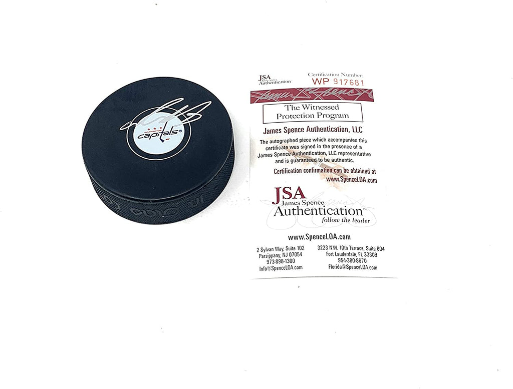 Alexander Ovechkin Washington Captials Signed Autograph NHL Puck JSA Certified
