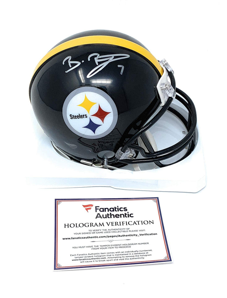 Ben Roethlisberger Pittsburgh Steelers Signed Autograph Mini Helmet Fanatics Authentic Certified