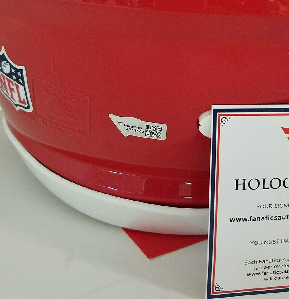 Patrick Mahomes Kansas City Signed Autograph Authentic On FIeld Speed Proline Full Size Helmet Fanatics Certified