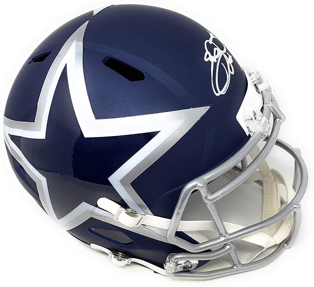 Emmitt Smith Dallas Cowboys Signed Autograph Proline Authentic Rare AMP Full Size Helmet Tristar Certified
