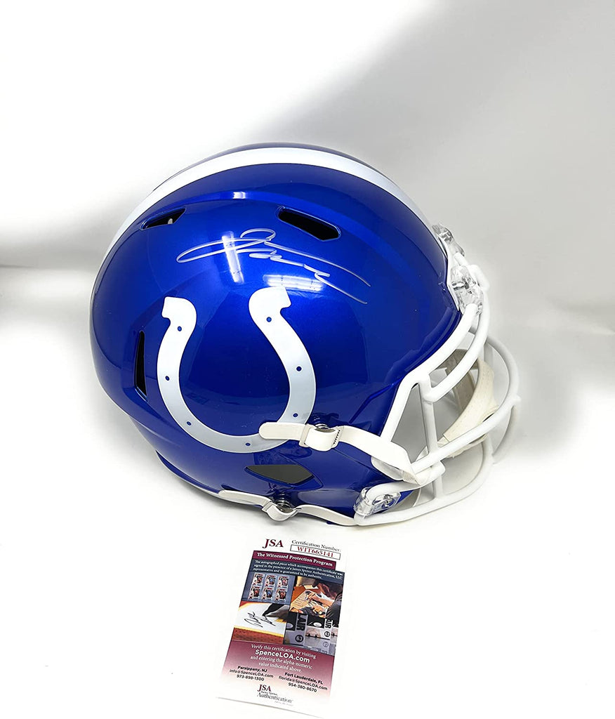 Jonathan Taylor Indianapolis Colts Signed Autograph FLASH Speed Full Size Helmet JSA Witnessed Certified