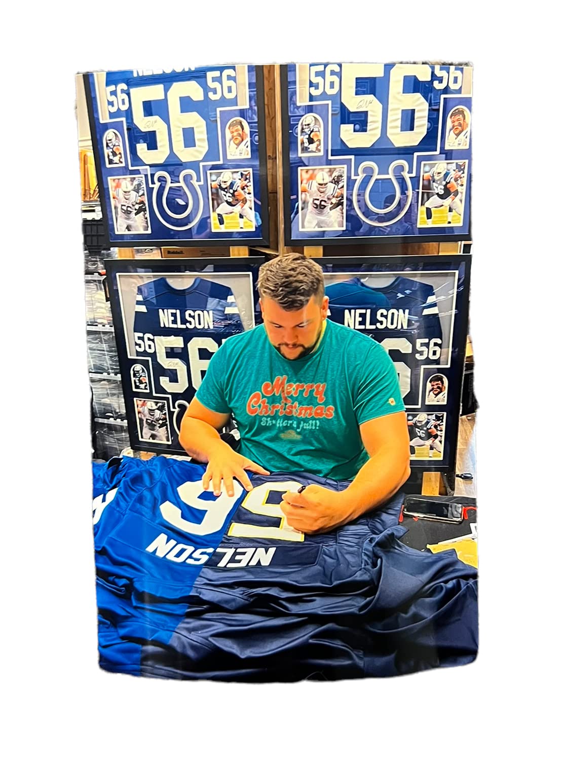 Quenton Nelson Notre Dame Irish Indianapolis Colts Signed Autograph Ra –  MisterMancave