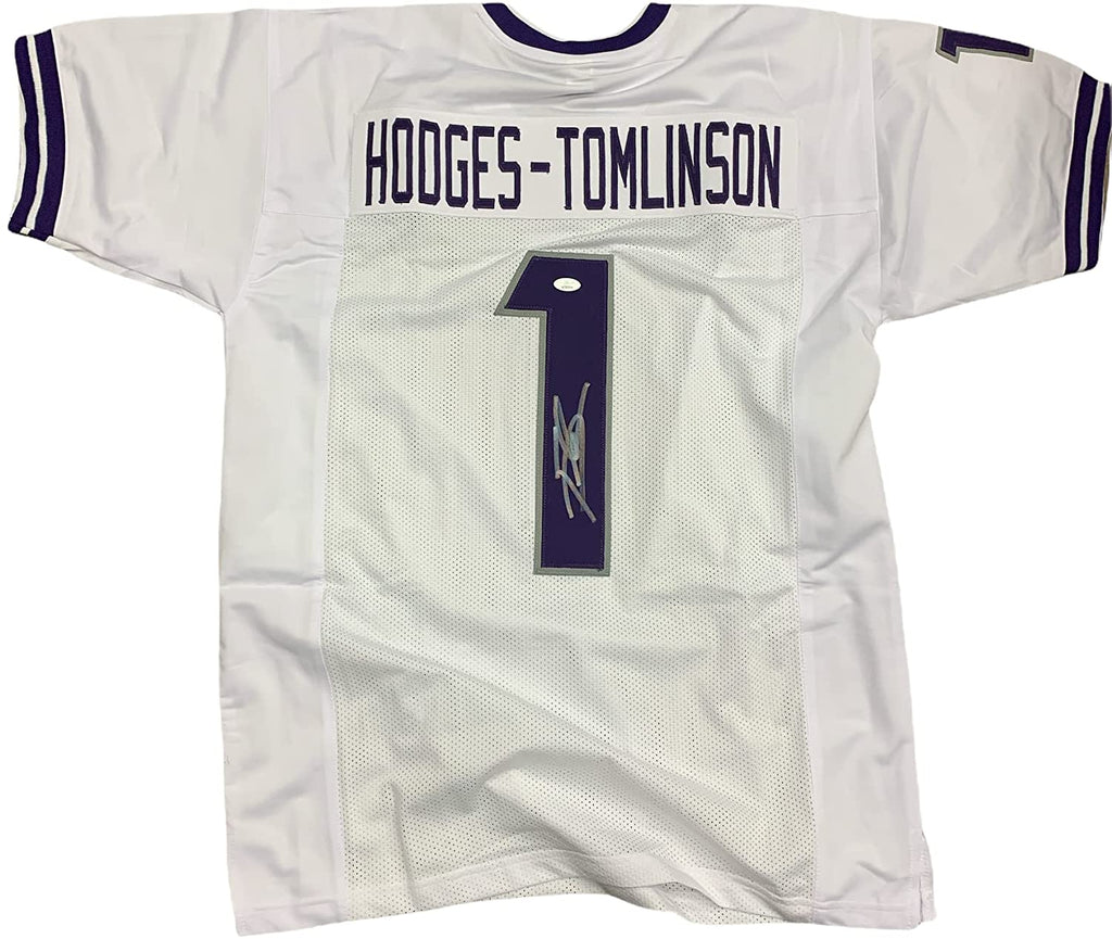 Tre Vius Hodges Tomlinson TCU Horned Frogs Signed Autograph Custom Jersey White JSA Certified