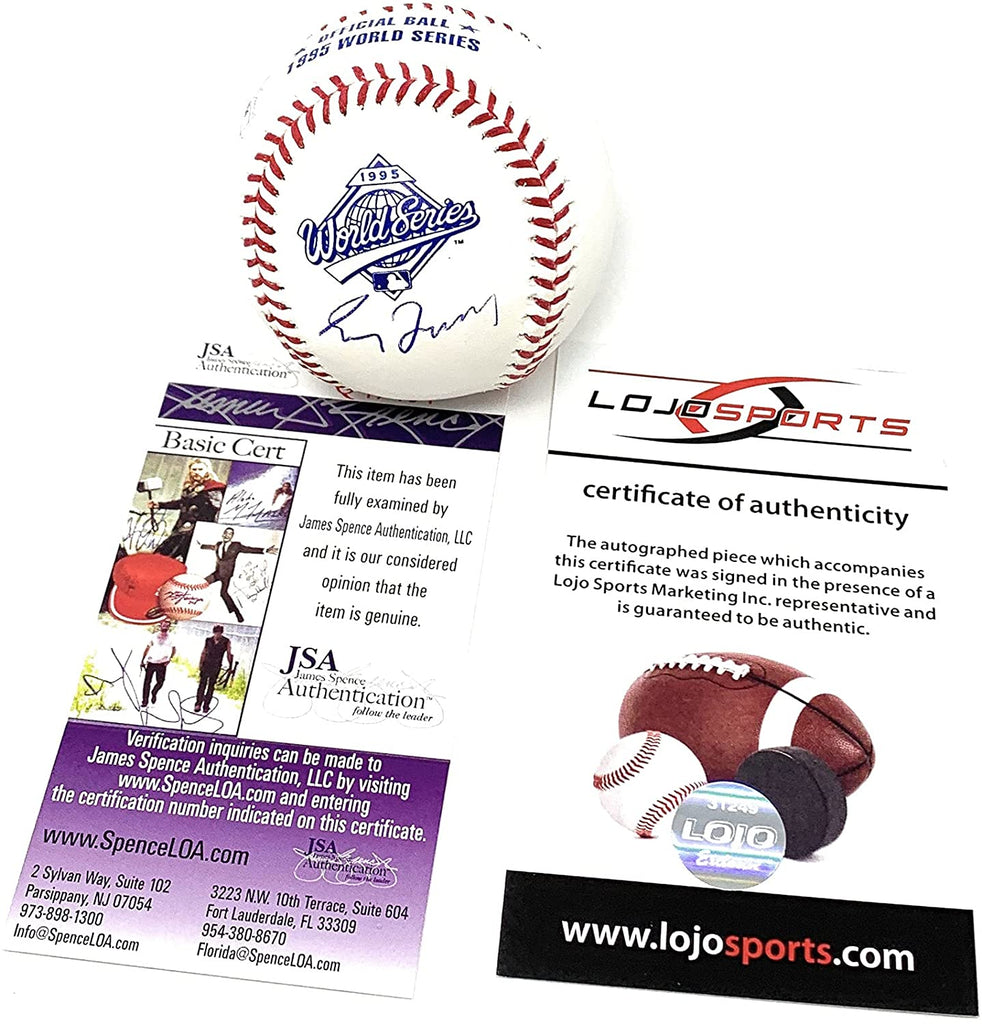 Greg Maddux Atlanta Braves Signed Autograph Official MLB Baseball 1995 World Series JSA & LoJo Sports Authentic Certified