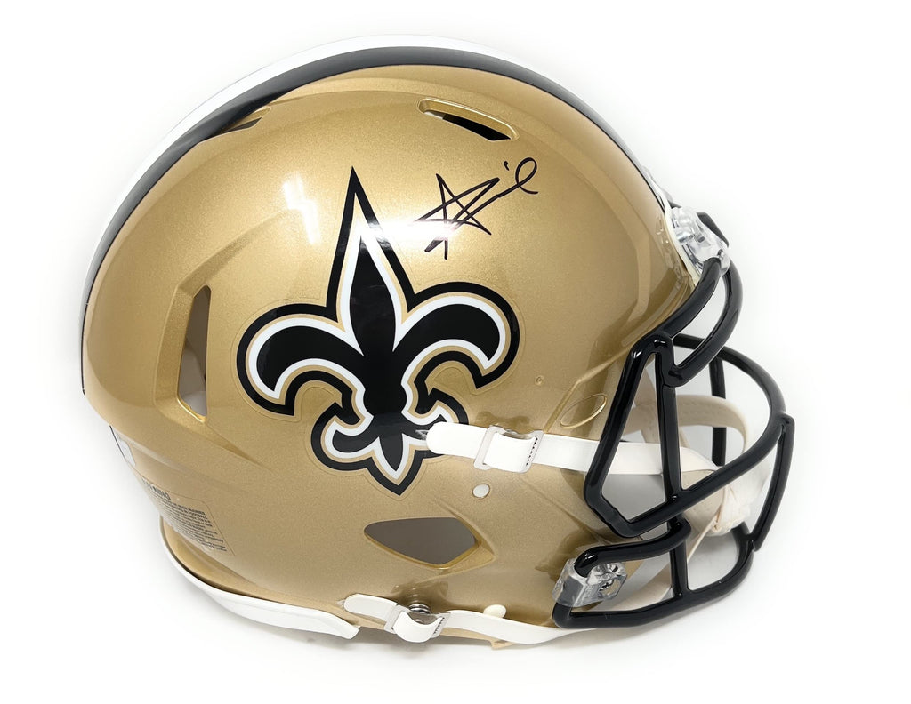 Alvin Kamara New Orleans Saints Signed Autograph Authentic On FIeld Proline Full Size Speed Helmet Certified