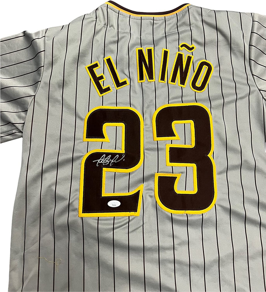 Fernando Tatis Jr San Diego Padres Signed Autograph Custom Jersey EL NINO Name Plate Grey JSA Certified
