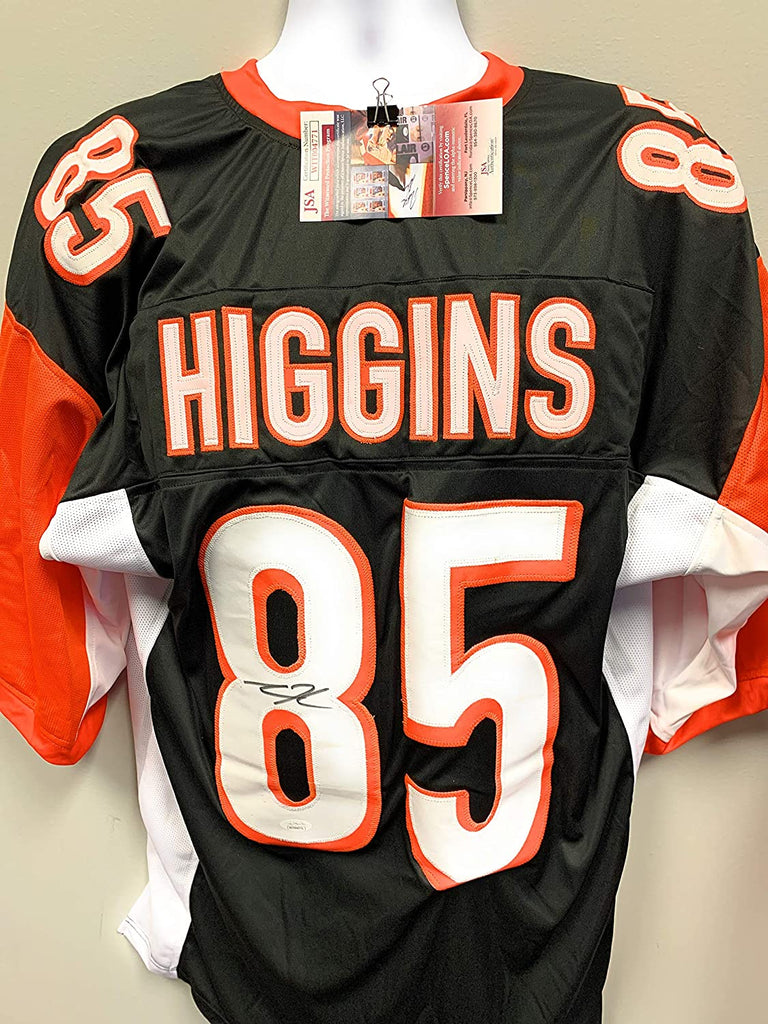 Tee Higgins Cincinnati Bengals Signed Autograph Custom Jersey JSA Witnessed Certified