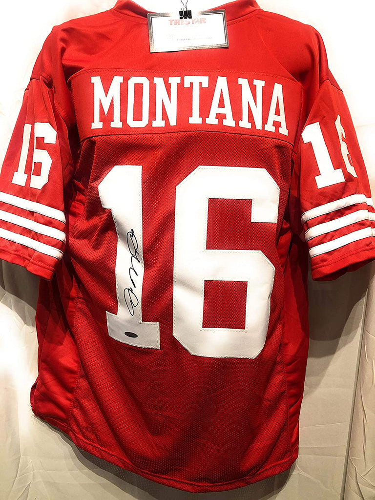 Joe Montana San Fransico 49ers Signed Autograph Custom Jersey Tristar Authentic Certified