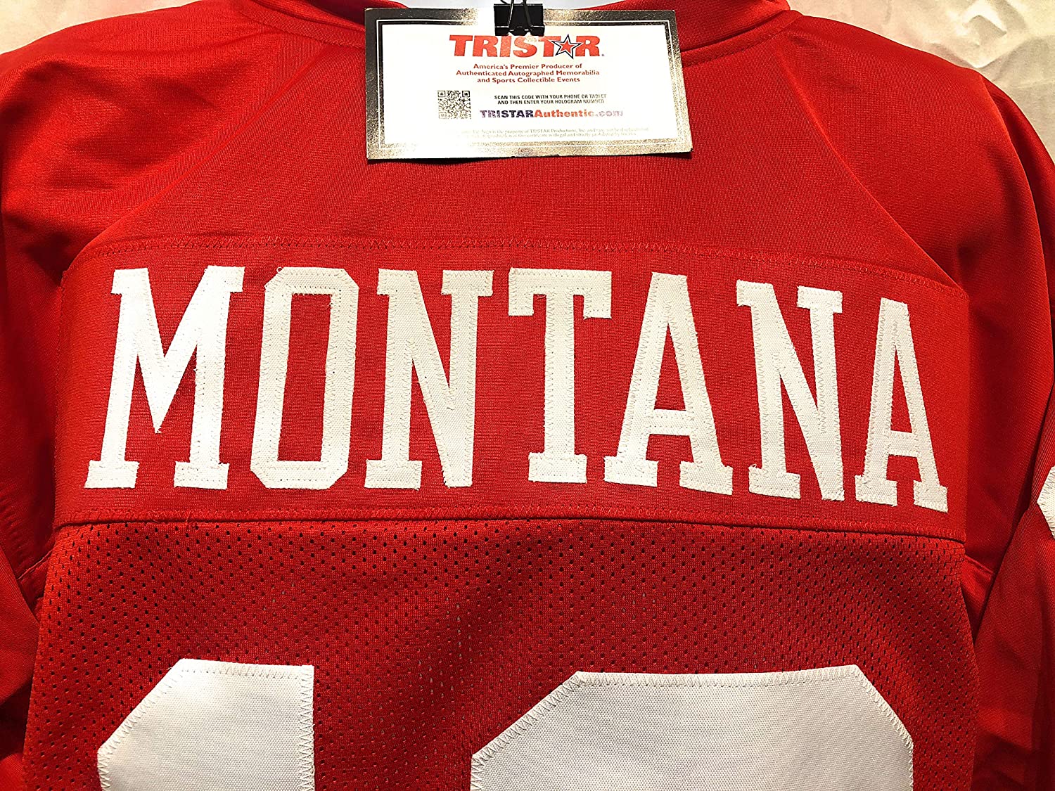 Joe Montana San Fransico 49ers Signed Autograph Custom Jersey Tristar –  MisterMancave