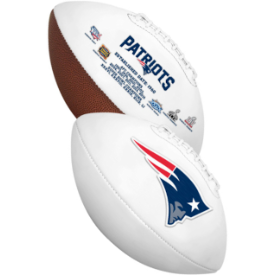 Newengland Patriots Logo Football Unsigned Product