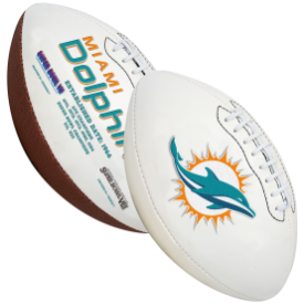 Miami Dolphins Logo Football Unsigned Product