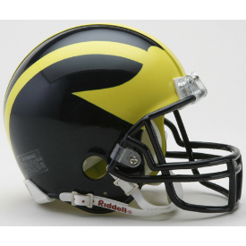 Michigan Wolvernies Mini Helmet