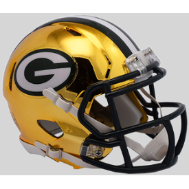 Greenbay Packers Mini Helmet Chrome